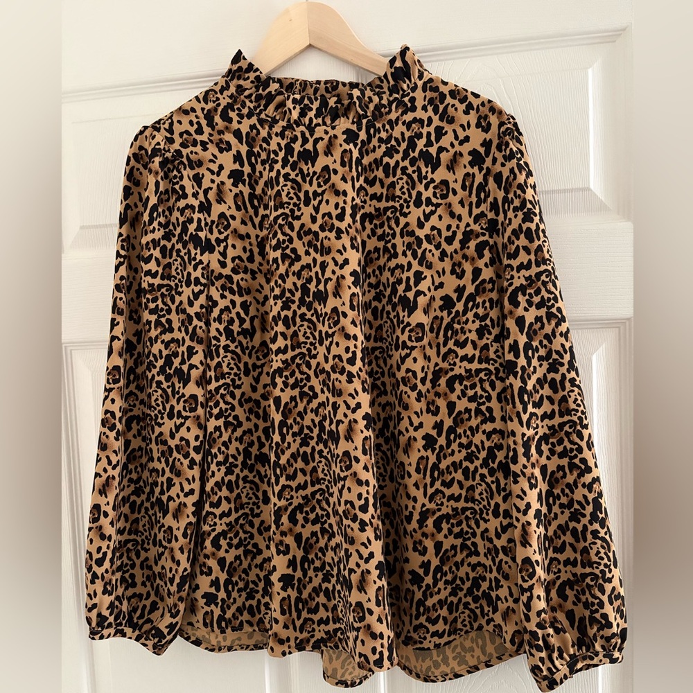 J.Crew Women’s Leopard Top